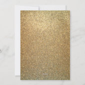 Familienname Fotos Geschenk Bow Gold Weihnachten (Rückseite)