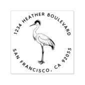 Familienname für benutzerdefinierte Rücksendeadres Permastempel (Design)