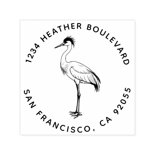 Familienname für benutzerdefinierte Rücksendeadres Permastempel (Design)