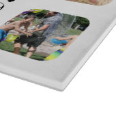 Familienname für Fotocollage und Mit Monogramm Son Schneidebrett (Ecke)