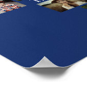 Familienname für Fotosammlungen im Herzen 20 Bilde Poster (Ecke)