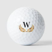 Familienname Goldlaurel Golfball (Vorderseite)