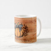Familienname Herbst Kürbis  Kaffeetasse (VorderseiteRechts)