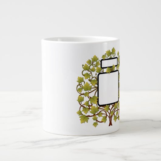 Familienname hinzufügen / Bilder - Jumbo-Tasse (Vorderseite)