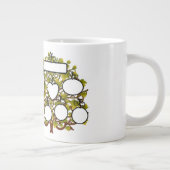 Familienname hinzufügen / Bilder - Jumbo-Tasse (Rechts)