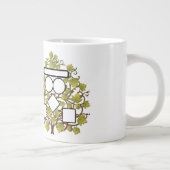 Familienname hinzufügen / Bilder - Jumbo-Tasse (Rechts)