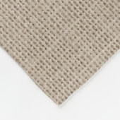 Familienname Hütte Hirsche Kiefernwald Burlap Fleecedecke (Ecke)