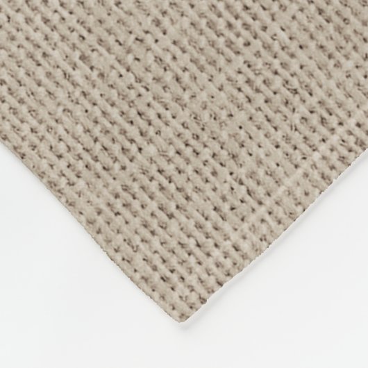 Familienname Hütte Hirsche Kiefernwald Burlap Fleecedecke (Ecke)