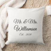 Familienname, Jahr, Nummer des Coupels anpassen Kissen (Decke)
