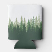 Familienname Kabine Lage Pine Tree Forest Dosenkühler (Rückseite)