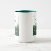 Familienname Kabine Lage Pine Tree Forest Tasse (Zentrum)