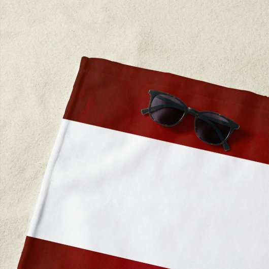 Familienname | Kanadischer Ahornleaf Custom Strandtuch (Beispiel)