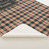 Familienname Kariert Sherpa Blanket Sherpadecke (3/4)