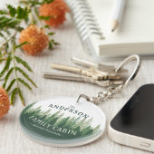 Familienname Kiefernwald 2 Seite Schlüsselanhänger (Vorderseite rechts)