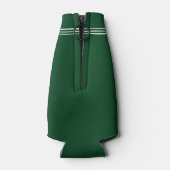 Familienname Lake House Trees Forest Green Flaschenkühler (Rückseite)