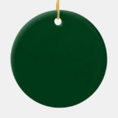 Familienname Lake House Trees Forest Green Keramik Ornament (Hinten)