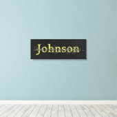 Familienname Leinwanddruck (Insitu (Holzboden))