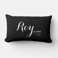 Familienname Lumbar Pillow - Roy