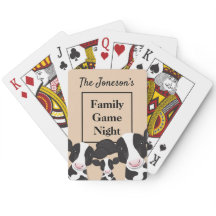 Familienname Night Name Schwarz-weiße Kühe