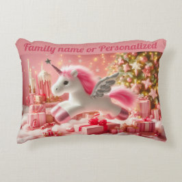 Familienname oder Personalisierte Weihnachtszeit Dekokissen