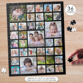 Familienname oder Titel Schwarz Puzzle