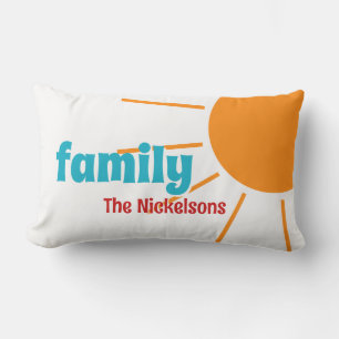 Familienname Patio Lumbar Pillow Kissen Für Draußen