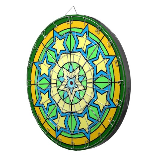 Familienname Personalisiert Blue Dartboard Dartscheibe (Vorderseite rechts)