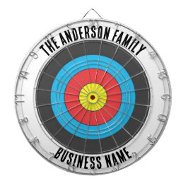 Familienname Personalisiert Blue Dartboard Dartscheibe