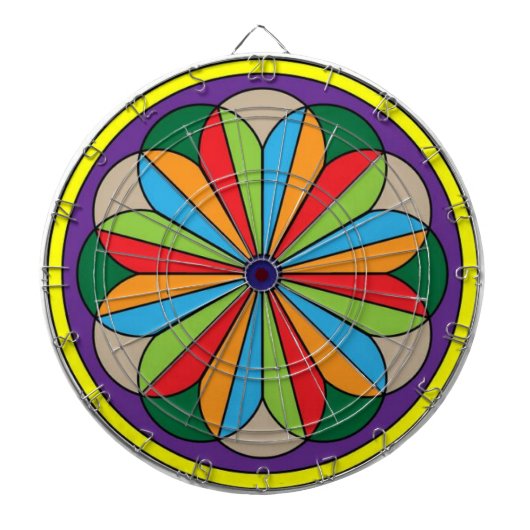 Familienname Personalisiert Blue Dartboard Dartscheibe (vorne)
