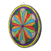 Familienname Personalisiert Blue Dartboard Dartscheibe (Vorderseite rechts)