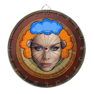 Familienname Personalisiert Blue Dartboard Dartscheibe