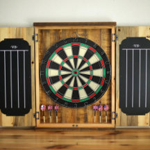 Familienname Personalisiert Blue Dartboard