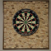 Familienname Personalisiert Blue Dartboard Dartscheibe