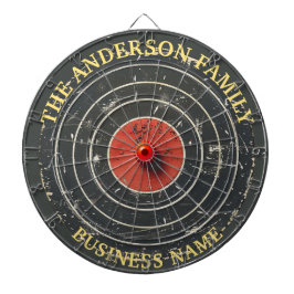 Familienname Personalisiert Blue Dartboard Dartscheibe