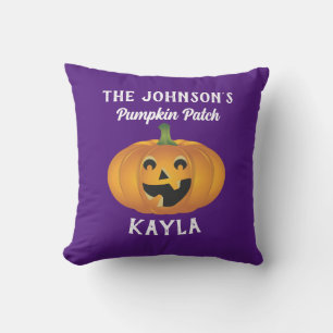 Familienname Pumpkin Patch Adorable Halloween Deko Kissen