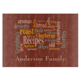 Familienname Rezept Redewendungen Burnt Umber Schneidebrett