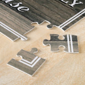 Familienname | Ruder und Anker Personalisiert Puzzle (Seite)