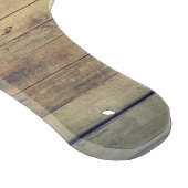 Familienname Rustic Beach Wash Monogram Script Schneidebrett (Ecke)