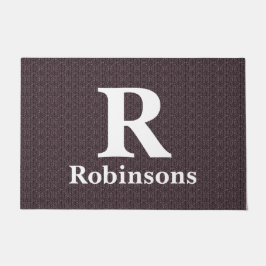 Familienname Sweater Doormat Fußmatte