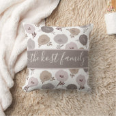 Familienname Throw Pillow Kissen (Decke)