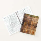 Familienname Unser Lieblingsrezept Rustikales Holz Notizblock (Innenseite)