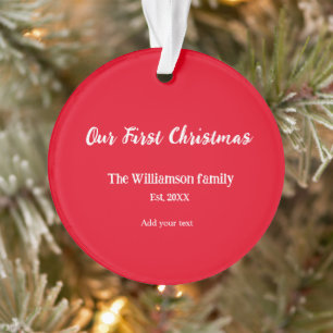 Familienname Weihnachten Urlaub Erntedank Jahr und Ornament