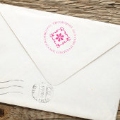 Familienname Weihnachts-Rücksendeadresse Permastempel