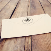 Familienname Weihnachts-Rücksendeadresse Permastempel