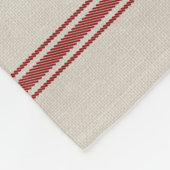 Familienname Weihnachtsbaum Bauernhof Getreidesack Fleecedecke (Ecke)