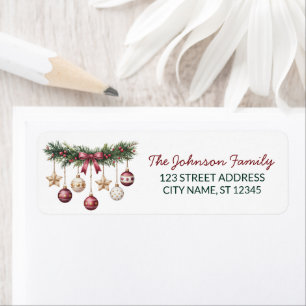 Familienname Weihnachtsdekoration Rücksendeadresse