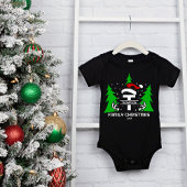 Familienname Weihnachtsmannmütze Weihnachten Baby Strampler