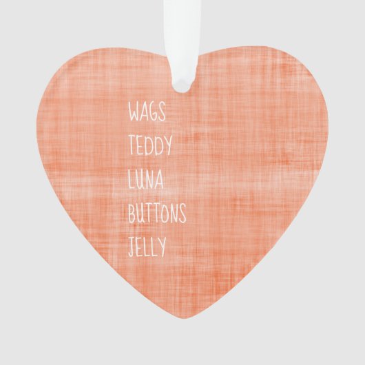 Familienname Zeitlose Keepake-Nachrichtenfreude Ornament (Vorderseite)