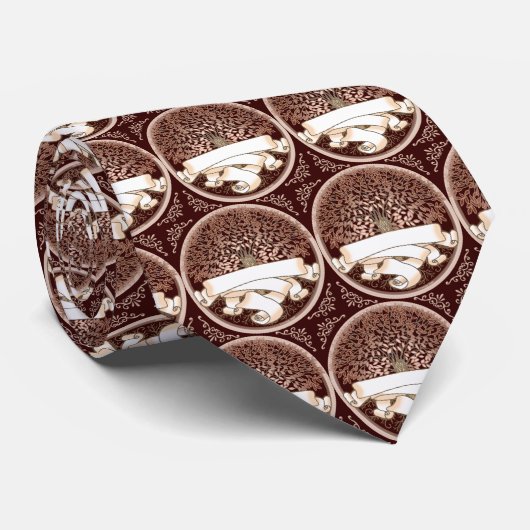 Familiennamen Krawatte (Gerollt)