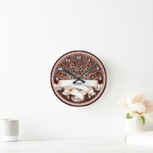 Familiennamen Runde Wanduhr (Zuhause)